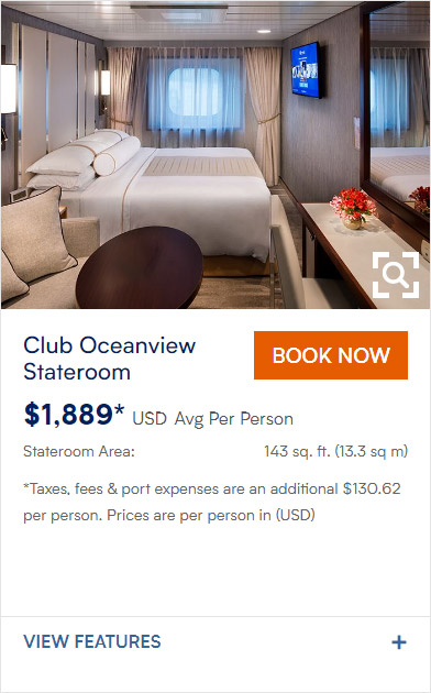 Club Oceanview Stateroom