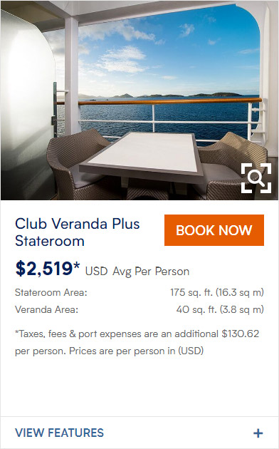 Club Veranda Plus Stateroom