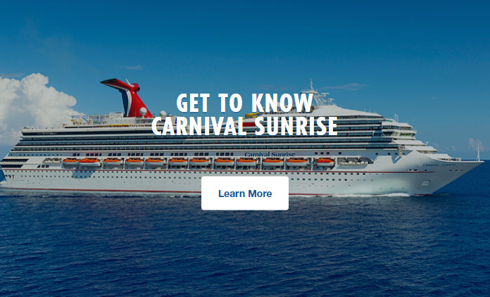 Get To Know Carnival Sunrise