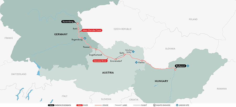 Rhine & Moselle 2012 Map