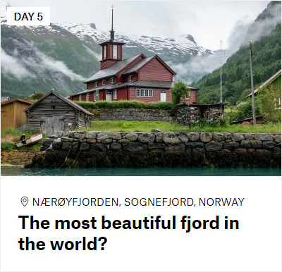 The most beautiful fjord in the world?