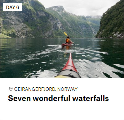 Seven wonderful waterfalls