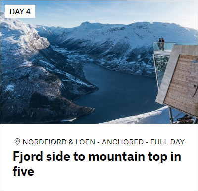Fjord side to mountain top in five