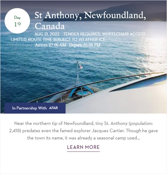 St Anthony, Newfoundland, Canada